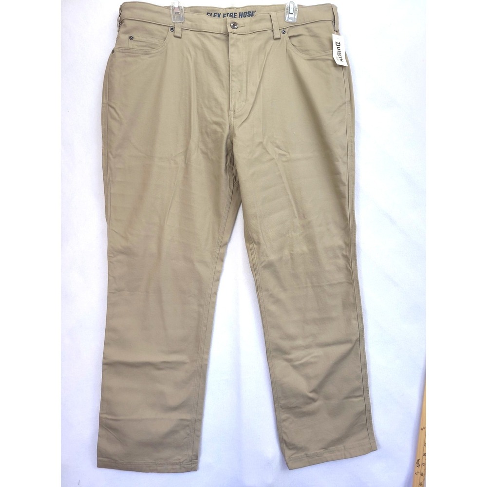New Duluth Trading Mens Fire Hose Relaxed Fit Pants 5-Pocket Fit Mens NWT 42X32